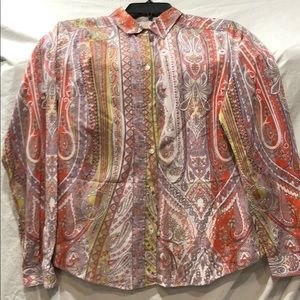 ETRO Womens Button Down shirt euro size 44